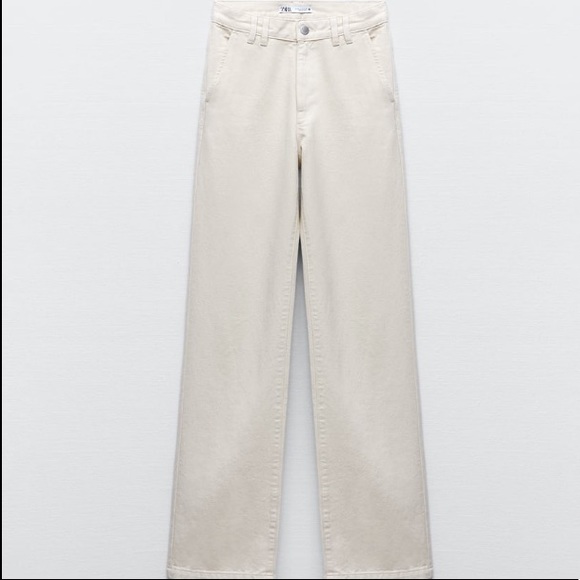 Zara Denim - Zara High Rise Full Length Jeans